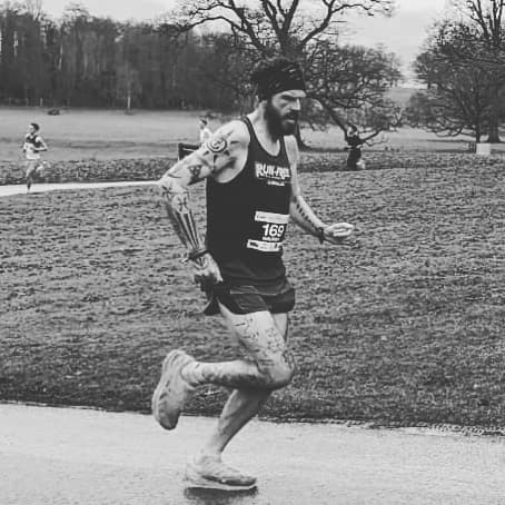 Runner working towards a target event